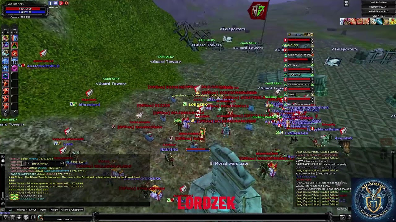 LORDZEK MELE  23:00 PK 📢   PK 🔥62/1 Pk ServerTrailer #ardreamworld  PK  !🥇 ️#knightonline