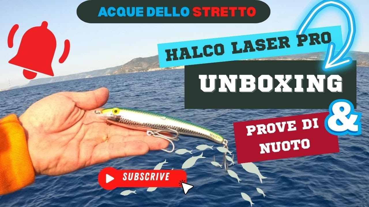 Halco Laser Pro 160 Dd Unboxing e prove in mare