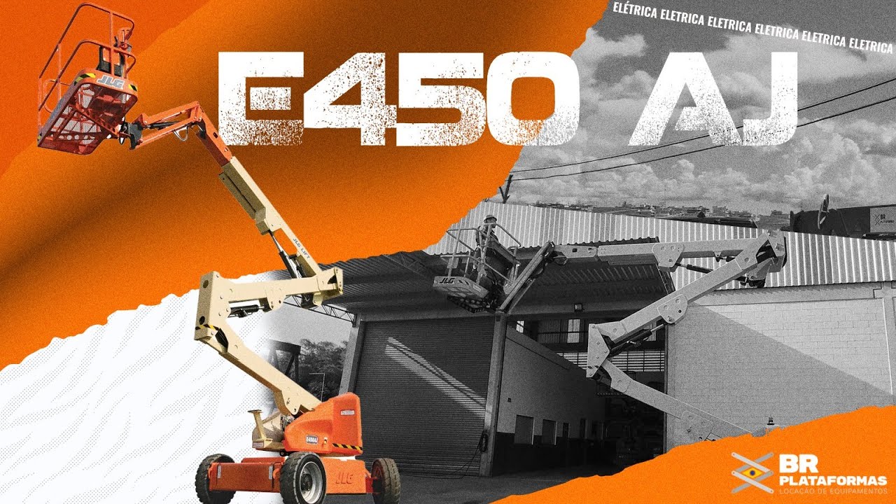 Plataforma Elevatória Articulada E450 AJ JLG - BR PLATAFORMAS