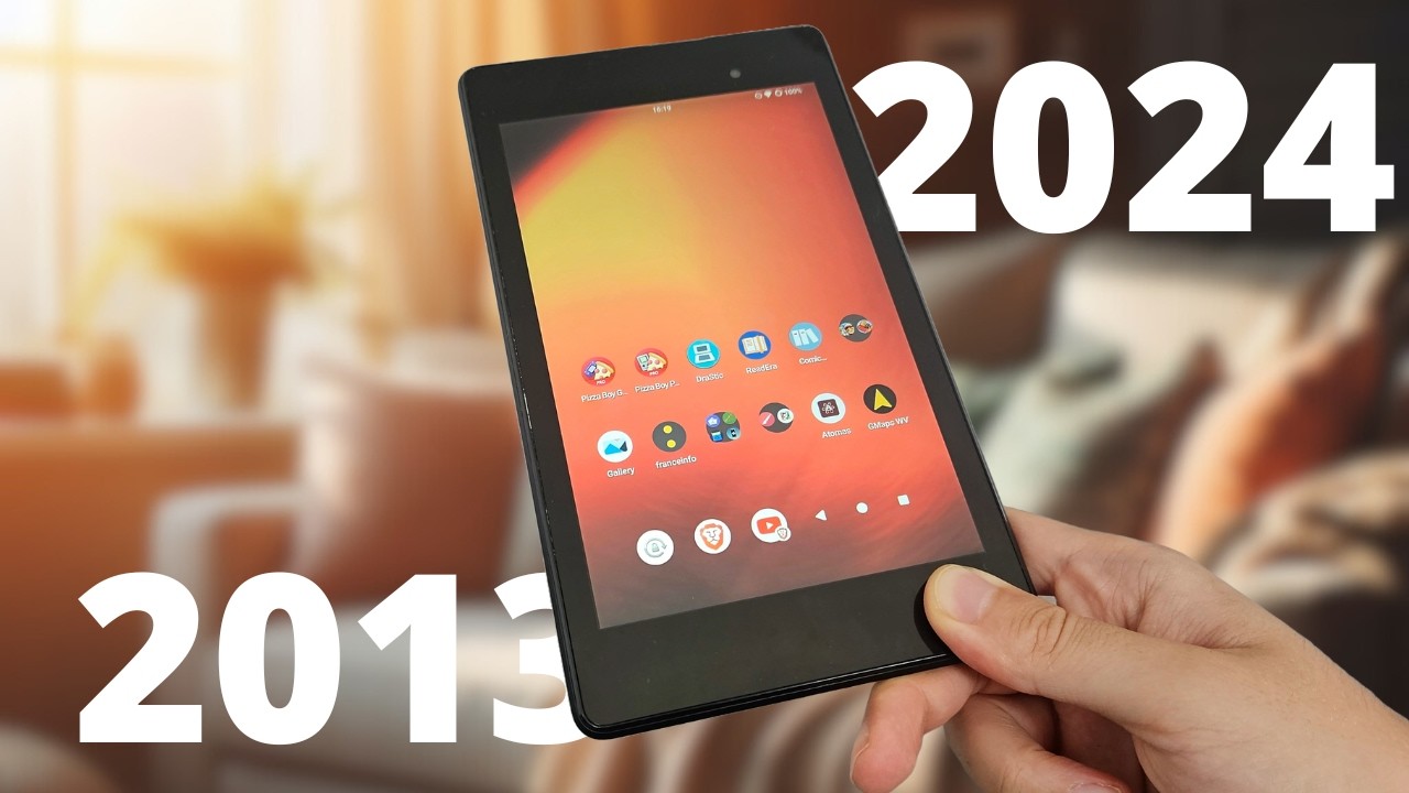 Потрясающий Nexus 7 (2013) в 2024 году!!! (Android 13 LineageOS)