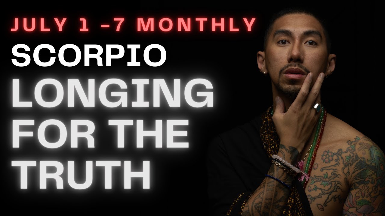 SCORPIO ♏️ THE UNCERTAINTY IS KILLING YOU! JULY MONTHLY SCORPIO TAROT HOROSCOPE