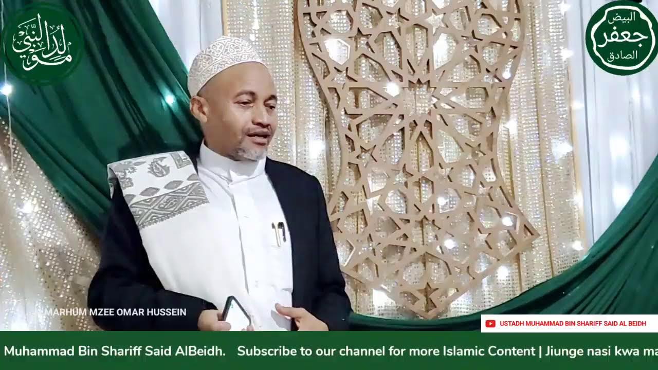 Maulid kwa AlMarhum Mzee Omar Hussein ikiongozwa na Swahibul Maqaam Ustadh Jaafar Swadiq AlBeidh