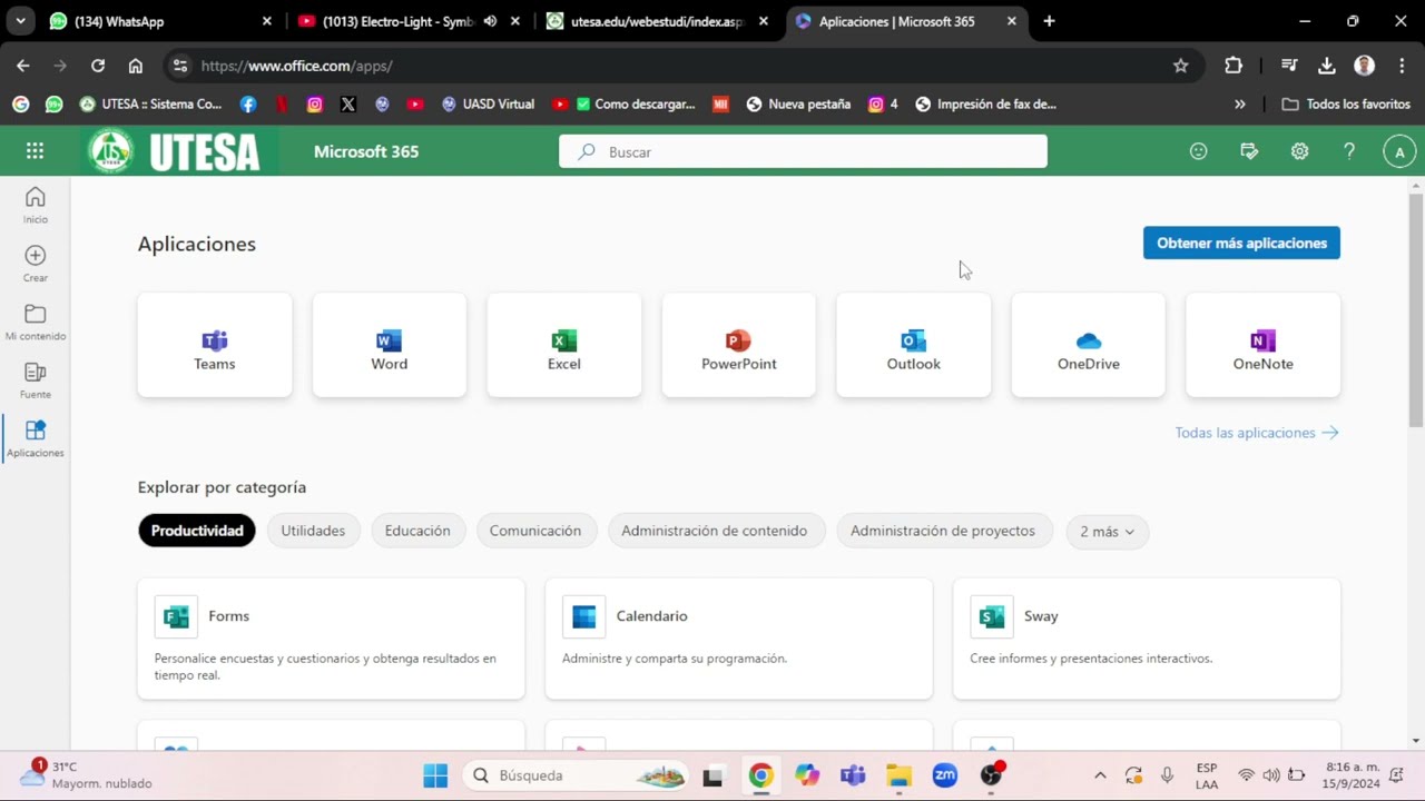 COMO OBTENER Y ACCEDER AL CORREO INSTITUCIONAL UTESA
