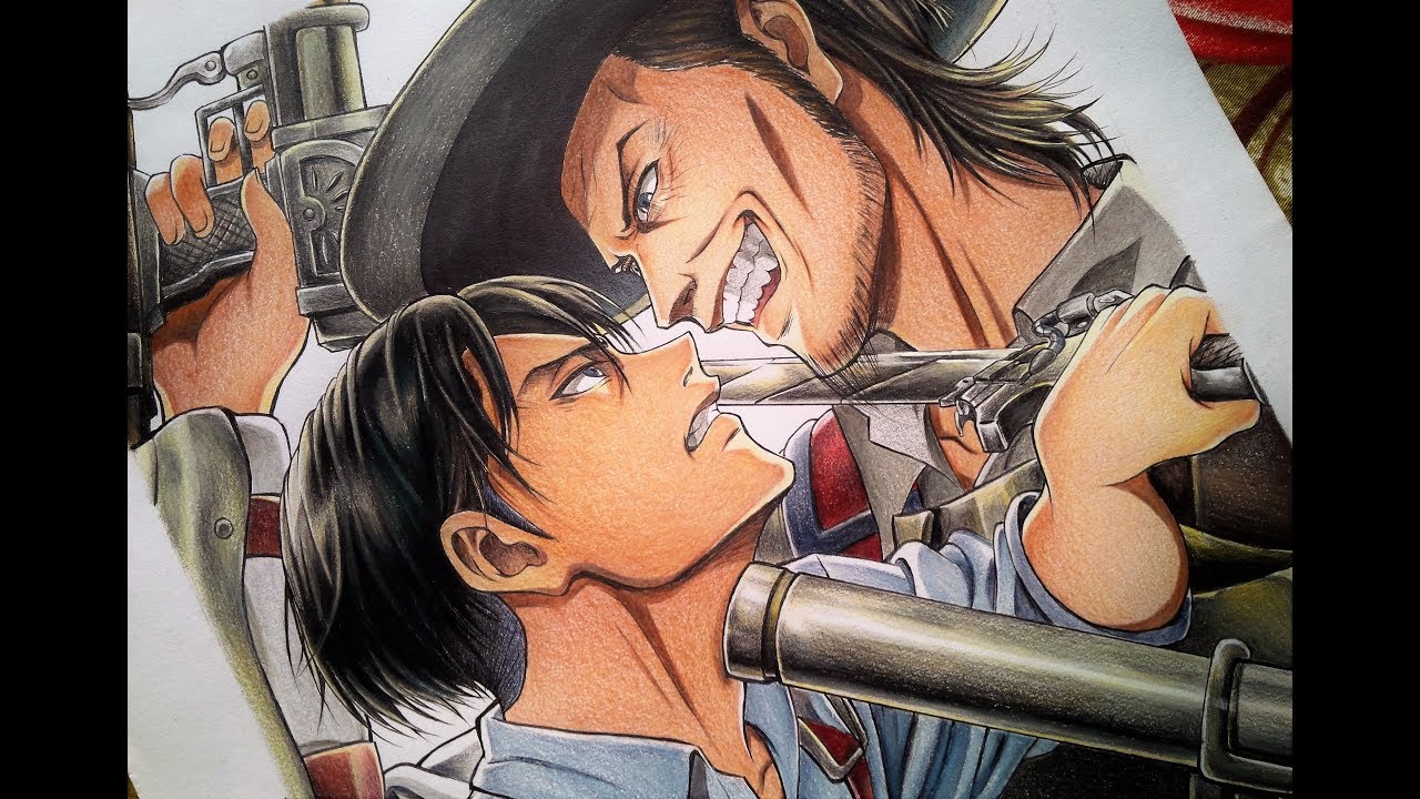 Drawing - Levi vs Kenny ( Attack On Titan Season 3 )