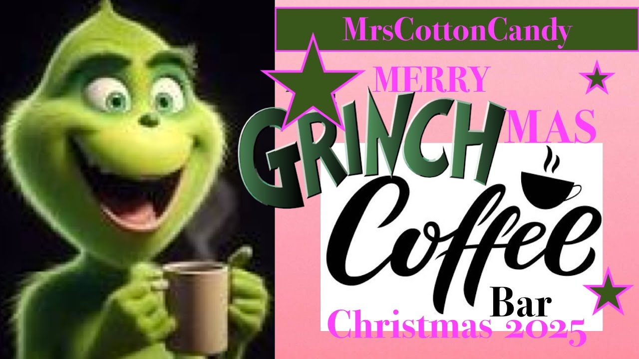 Merry Grinchmas Coffee Bar (Dollarama Items & More) Christmas - December 2025