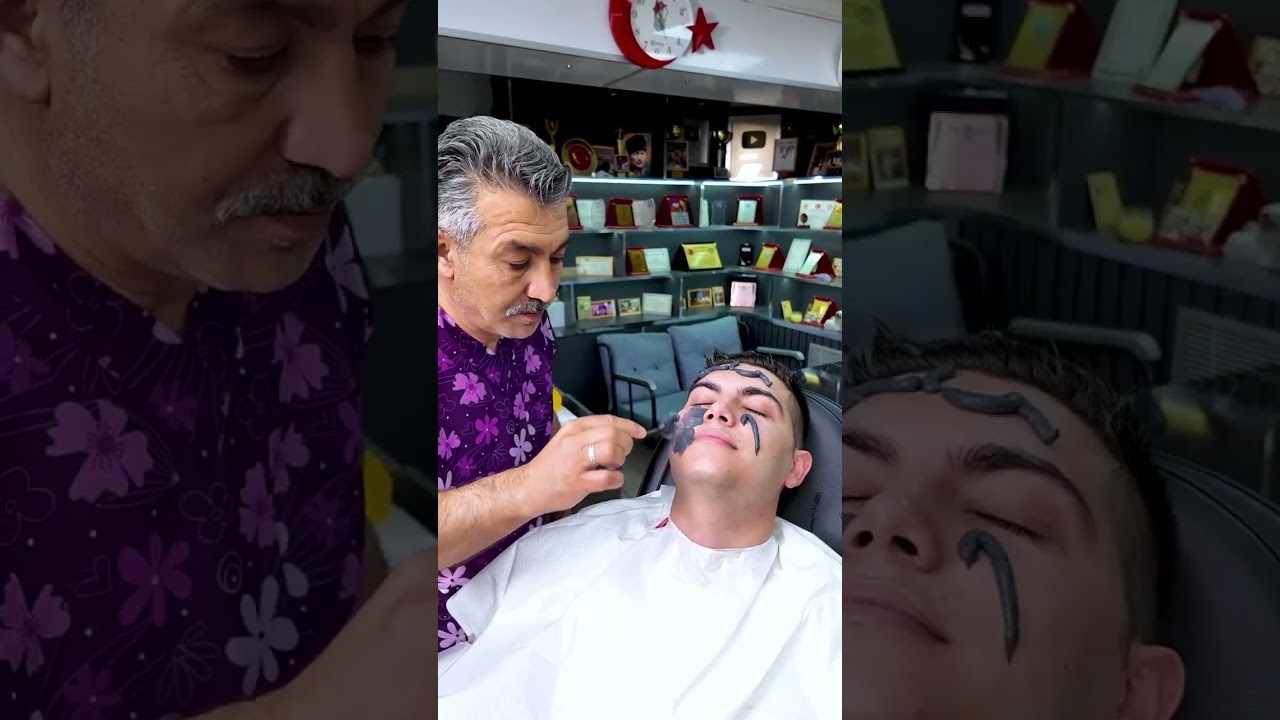 #asmr #relaxationmassage #barber #shorts #işbirliği