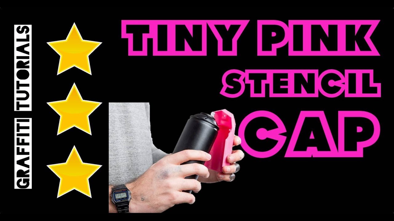 Product Review: Tiny Pink Stencil Cap | Graffiti Tutorial