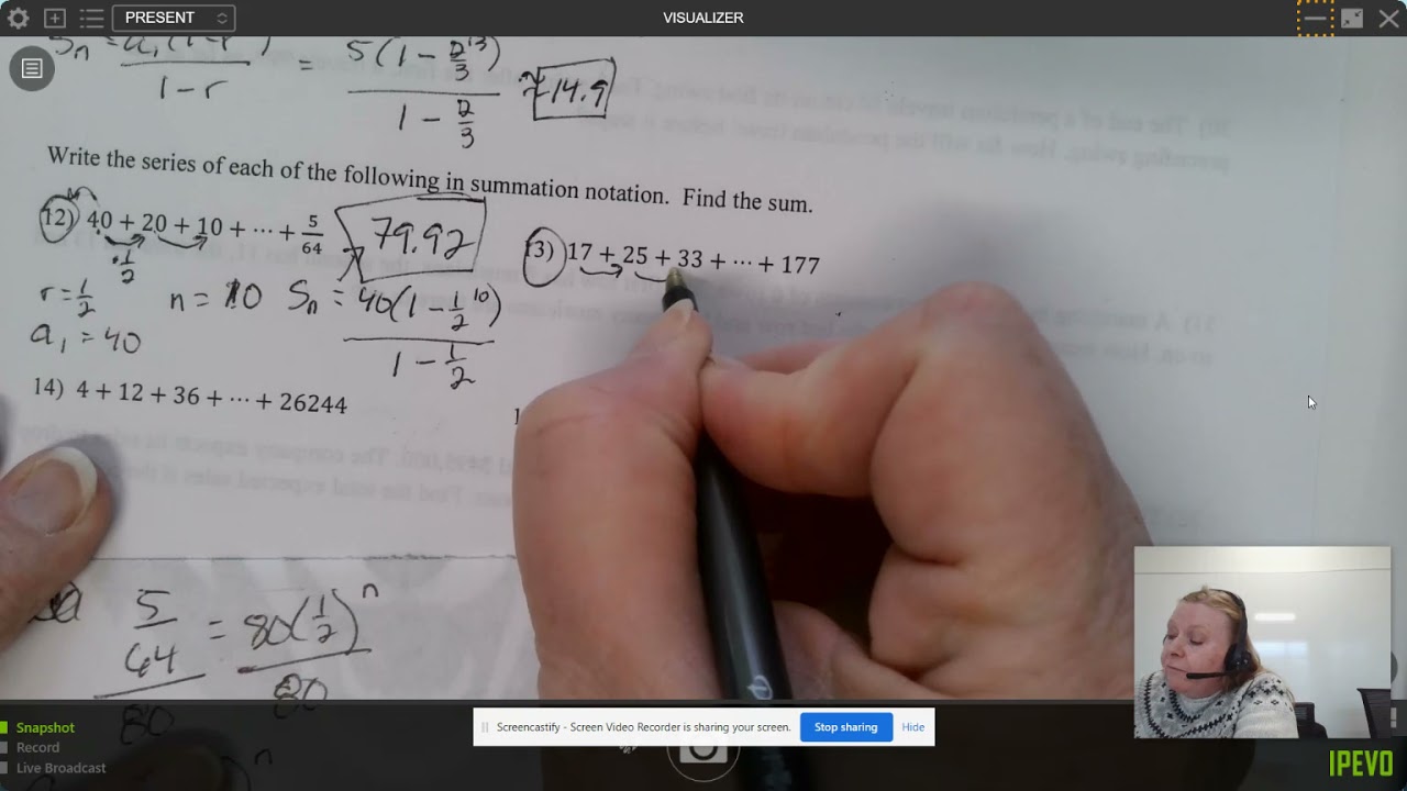 Infinite Series Sec 3