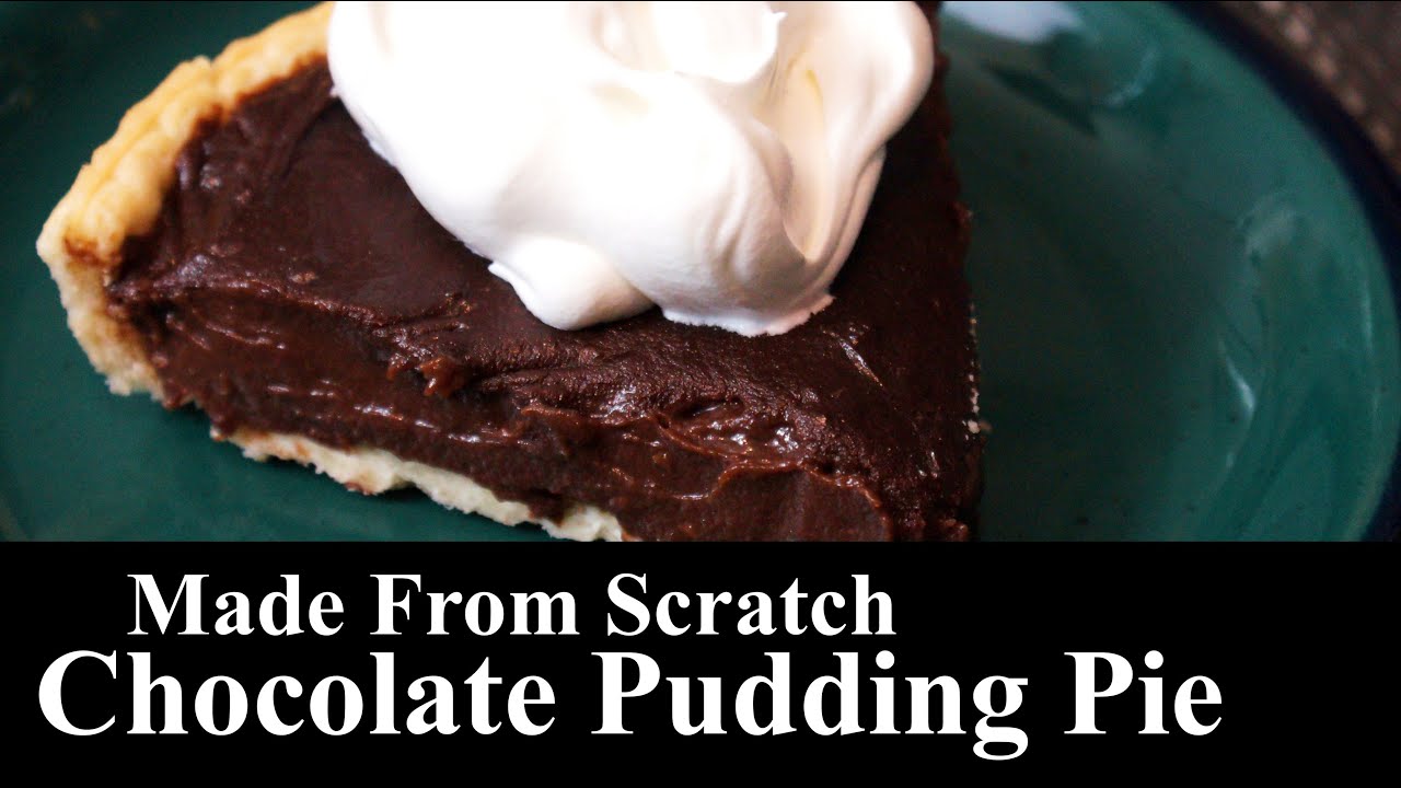 Made From Scratch Chocolate Pudding Pie | DESSERT RECIPE | Easy | The Southern Mountain Kitchen