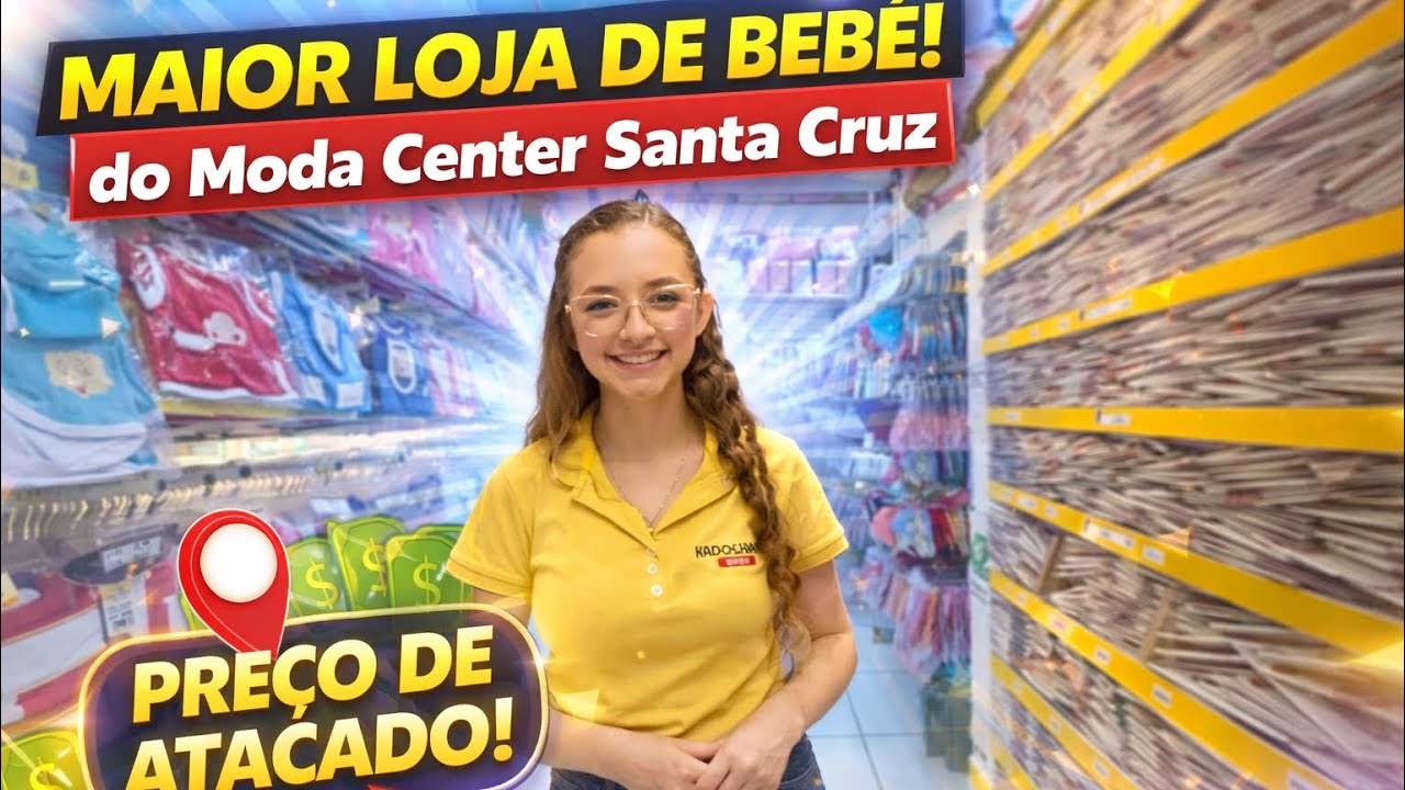 A maior loja infantil do Moda Center Santa Cruz - Kadoshinha Baby