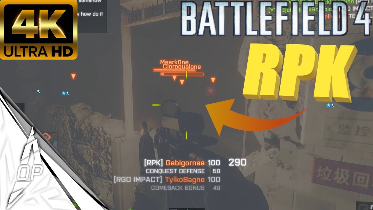BF4 SPRAY N PRAY EP. 12 [RPK] _ BATTLEFIELD 4 PC GAMEPLAY [4K 60FPS] [NO COMMENTARY][BF4 OP.LOCKER]