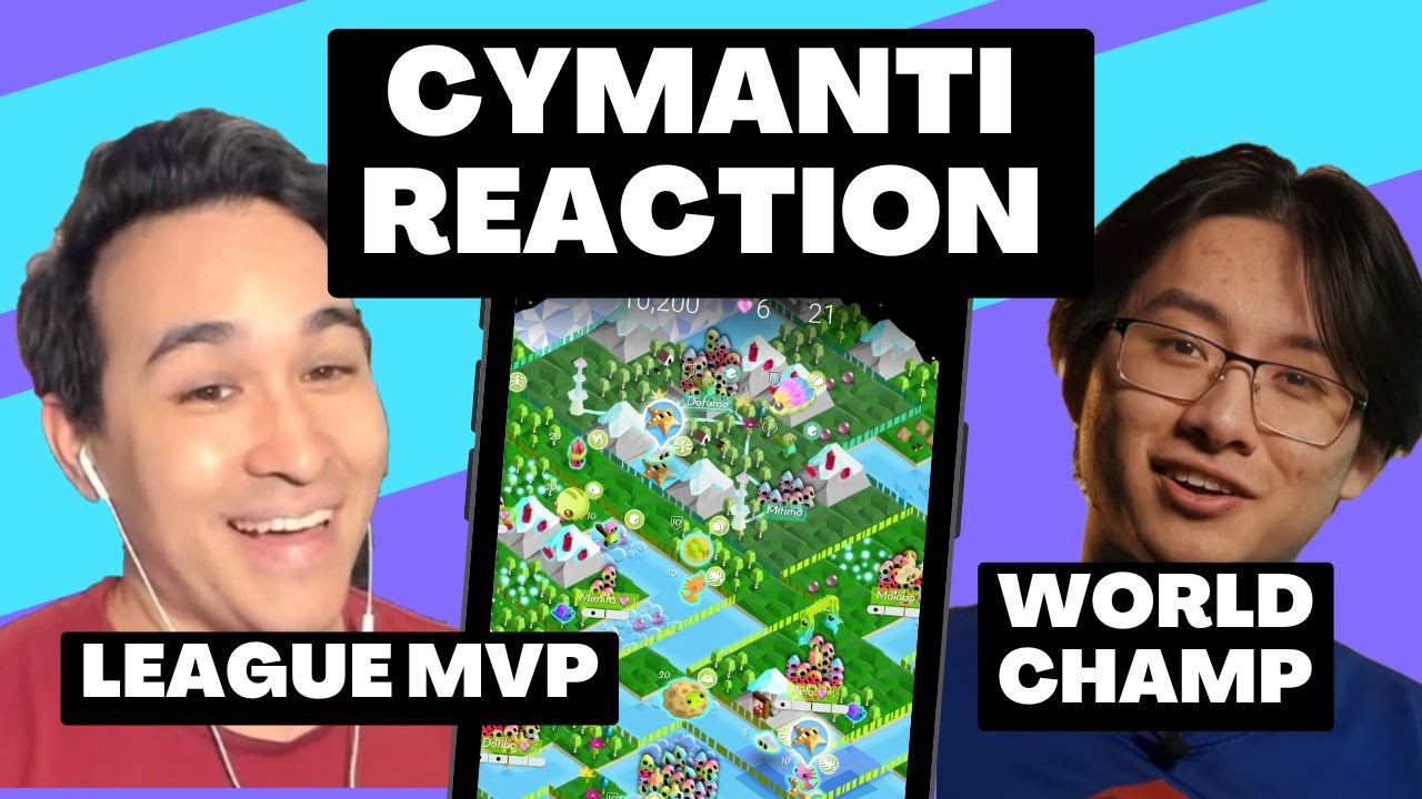 We Tried the New Cymanti Skin — World Champ and League MVP React LIVE