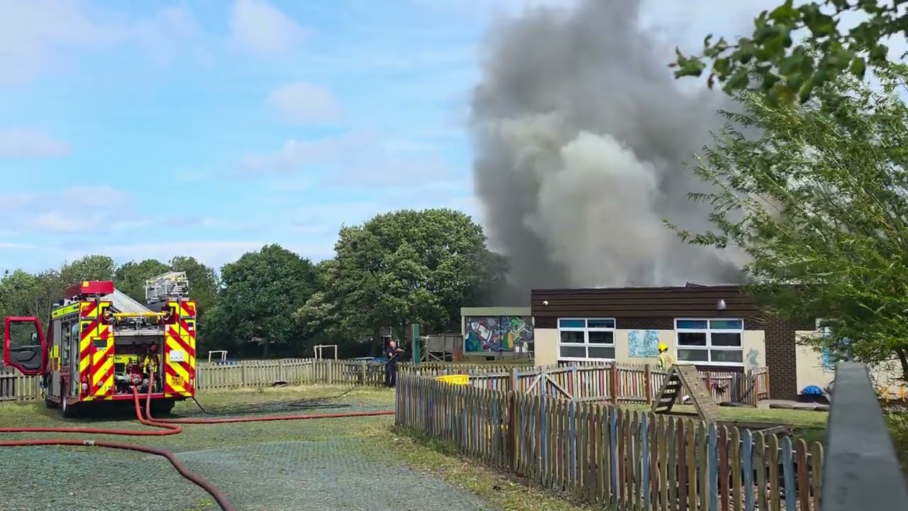 Shanklea Primary School Fire, Cramlington - Saturday 5th July 2025