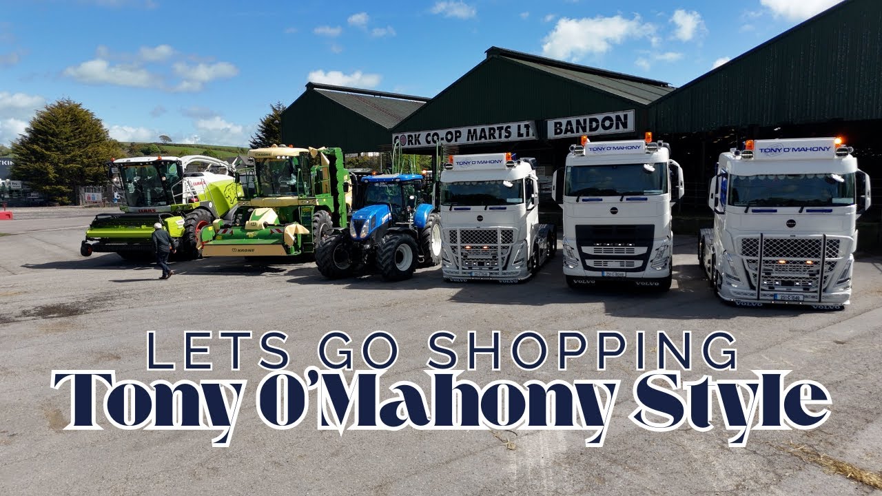Tony O'Mahony goes shopping!