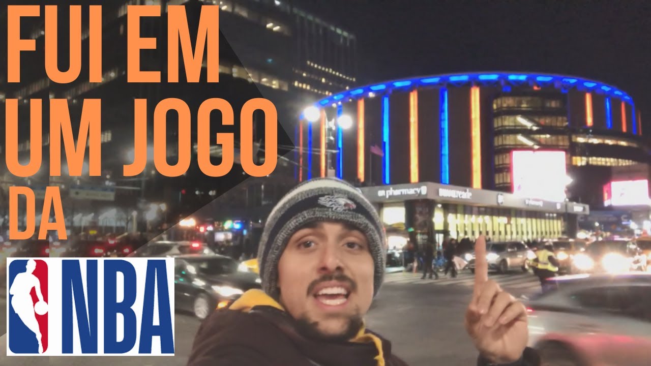 COMO É UM JOGO DA NBA?! FUI PRA NOVA YORK FIZ UM TOUR BASQUETEBOLÍSTICO