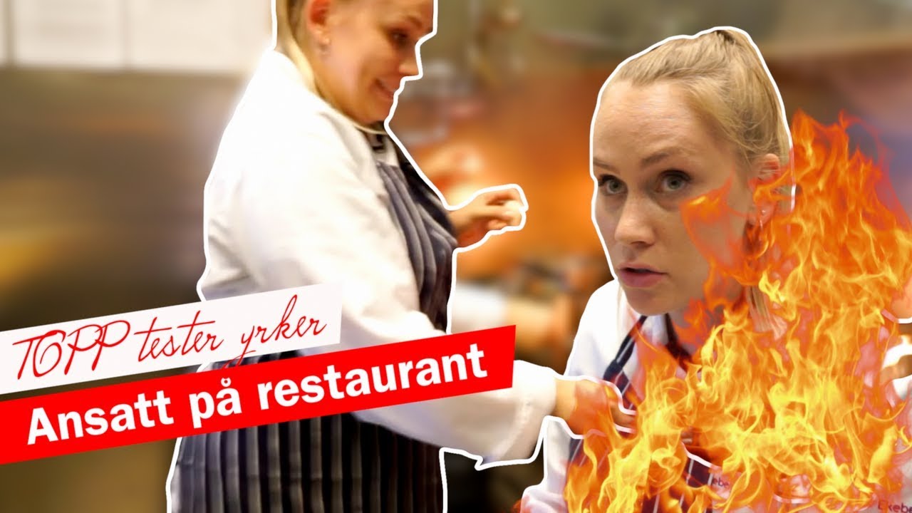 Fikk prøve seg som kokk på eksklusiv restaurant - endte med gråting og flammer