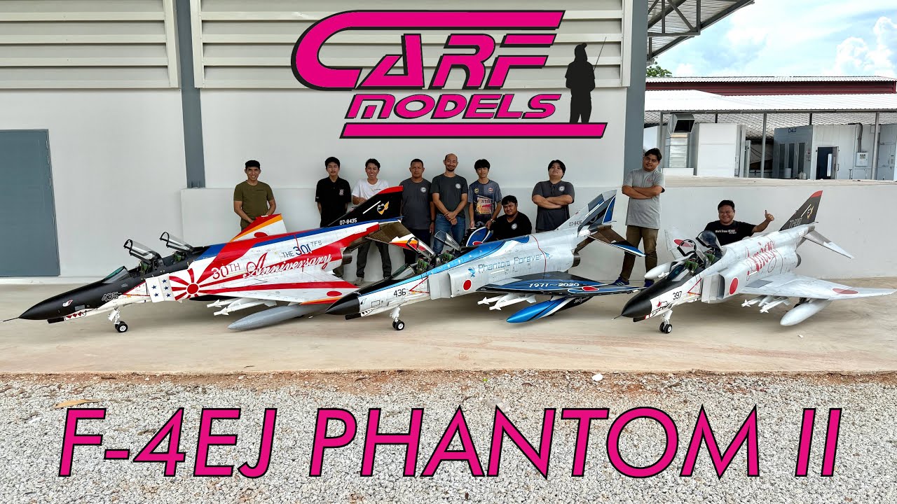 F-4EJ PHANTOM II - SHOWCASING THREE JAPANESE PHANTOMS || CARF-Models