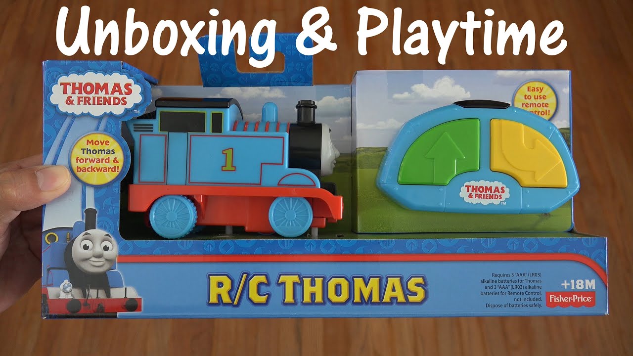Thomas & Friends: Unboxing RC Thomas the Tank Engine Toy w/ Maya :-)