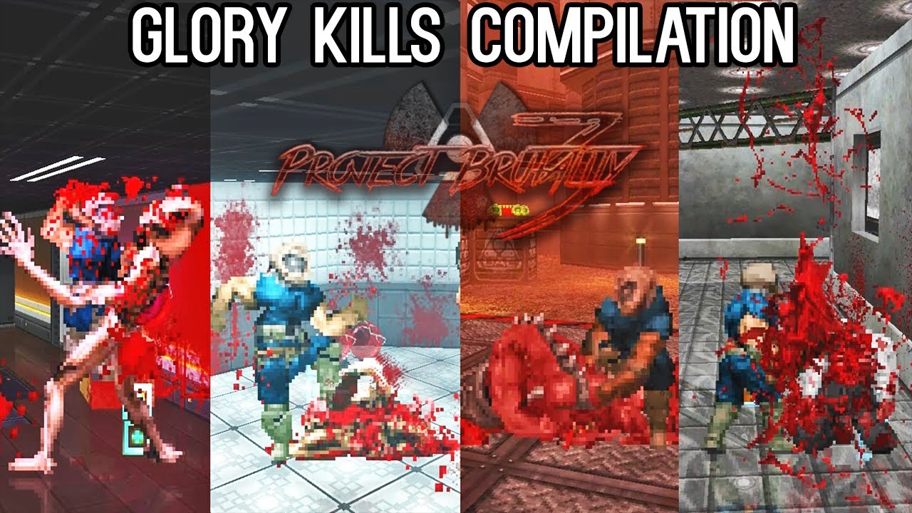PROJECT BRUTALITY 3.0 - Doom Mod All Glory Kills Compilation