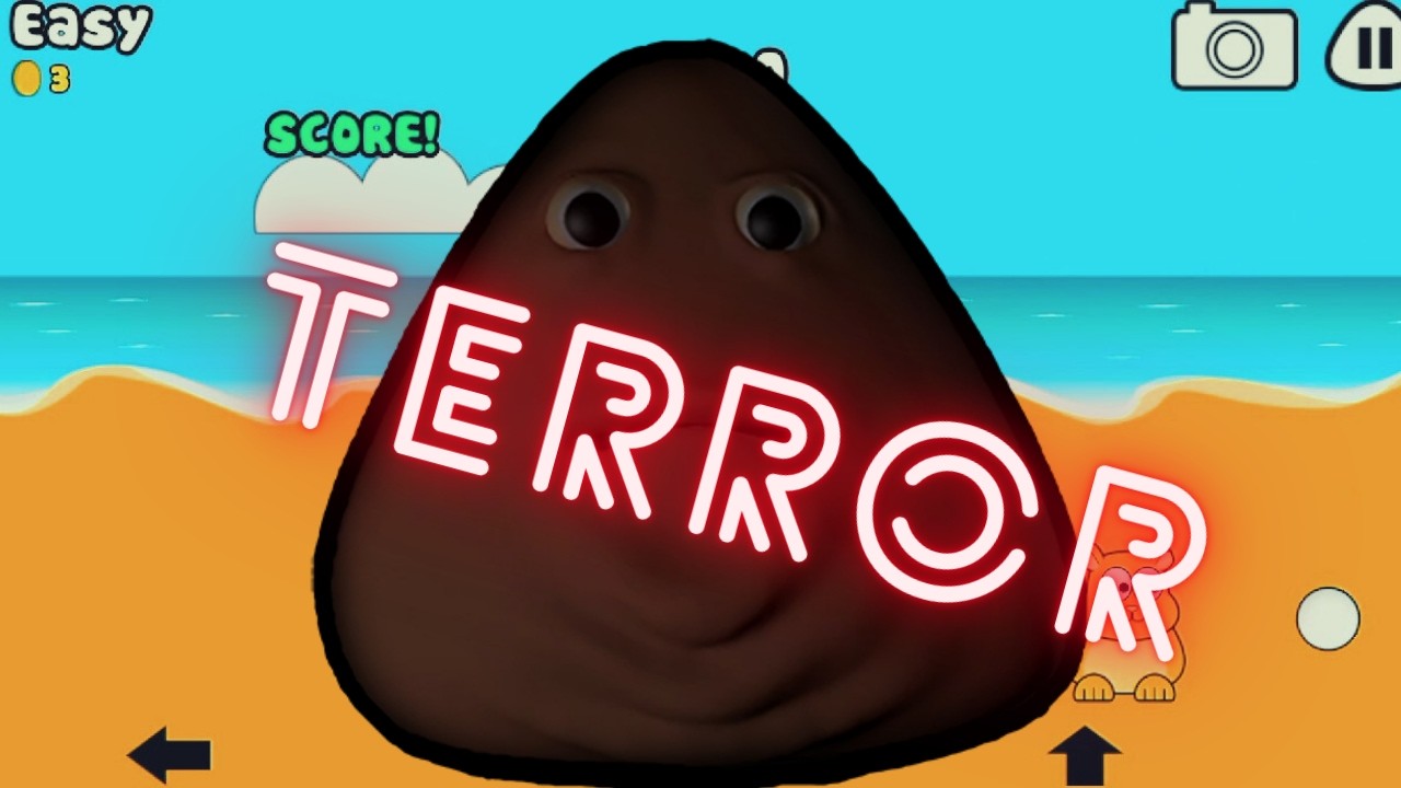 jogo de terror do pou (bou's revenge) #pou #jogos #bousrevenge #bug #naoflopa