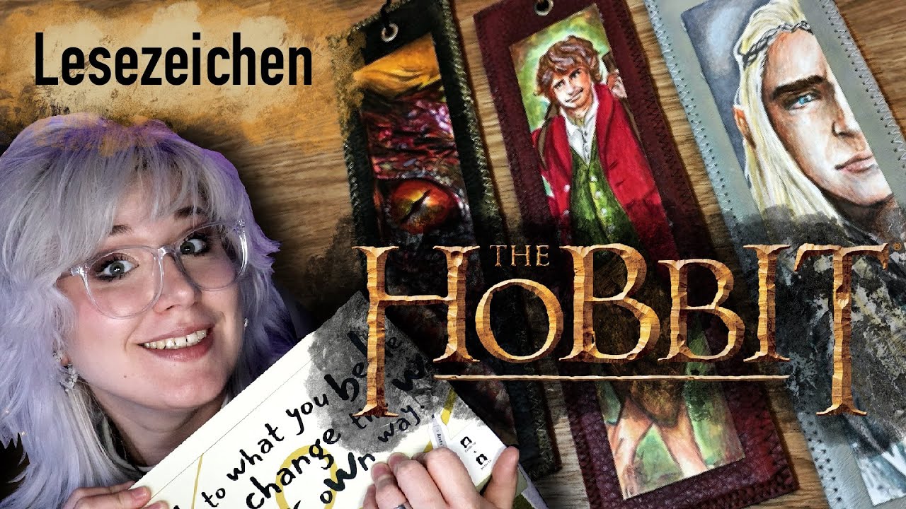 DER HOBBIT - neue Lesezeichen für Tolkien mit den Alkoholmarkern von Arrtx