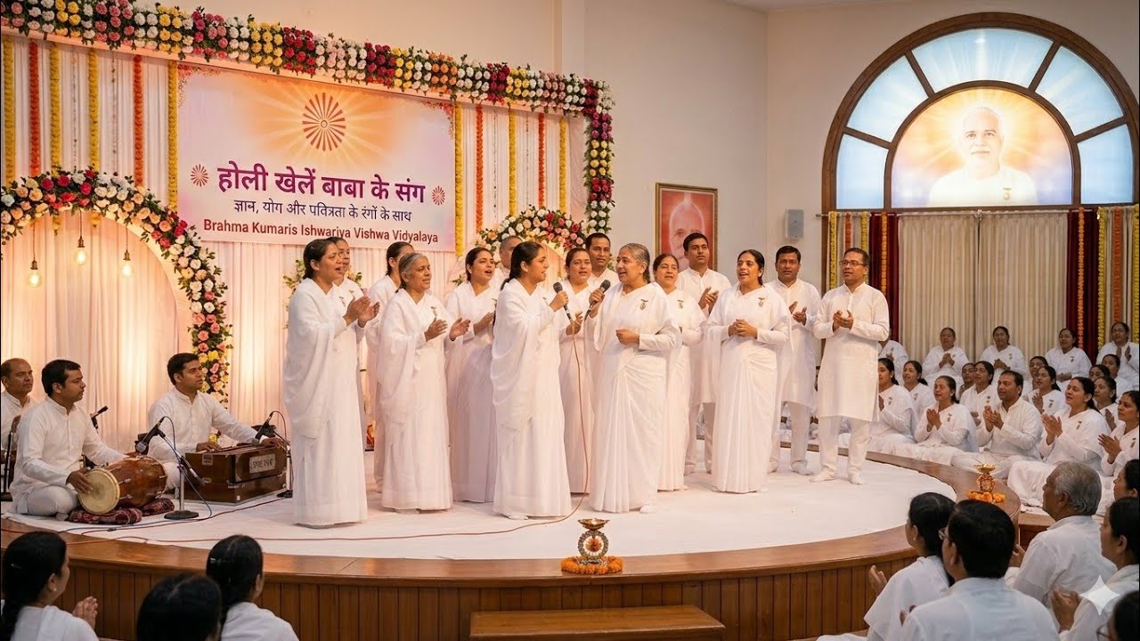 होली खेले बाबा के संग | BK Holi song | BK New Song