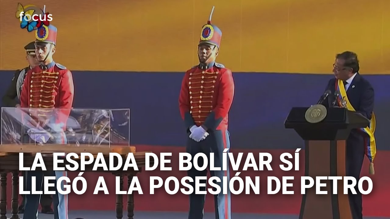 La primera orden de Petro: Llevaron la espada de Bolívar a la toma de posesión