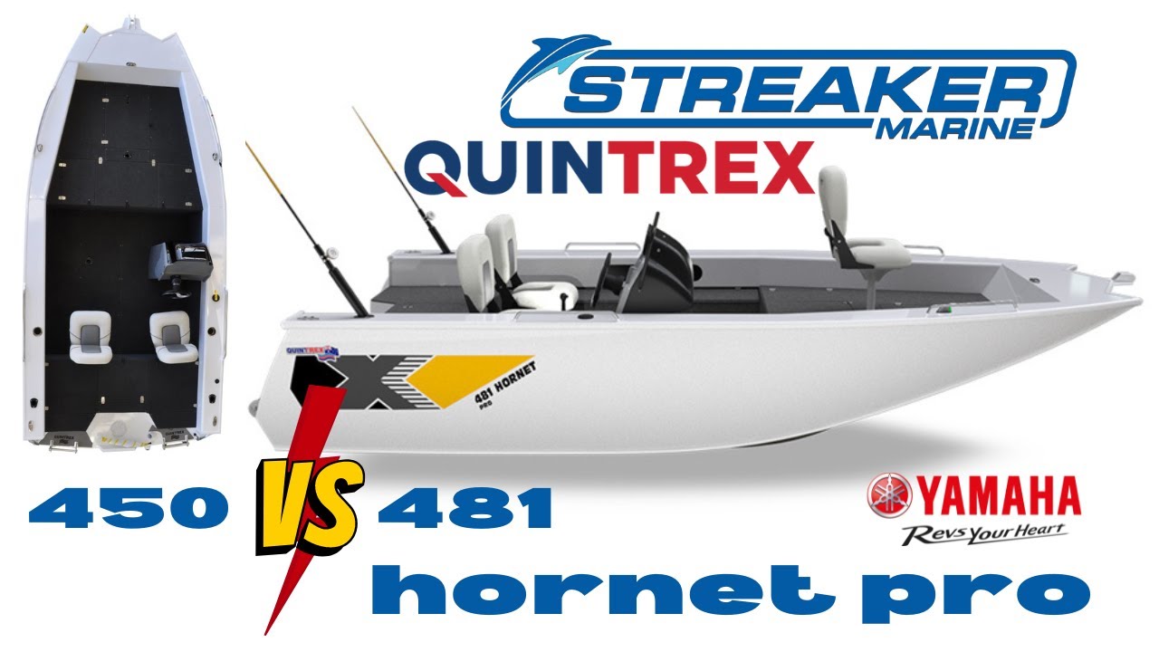 Quintrex 450 Hornet  V 481 Hornet model comparison