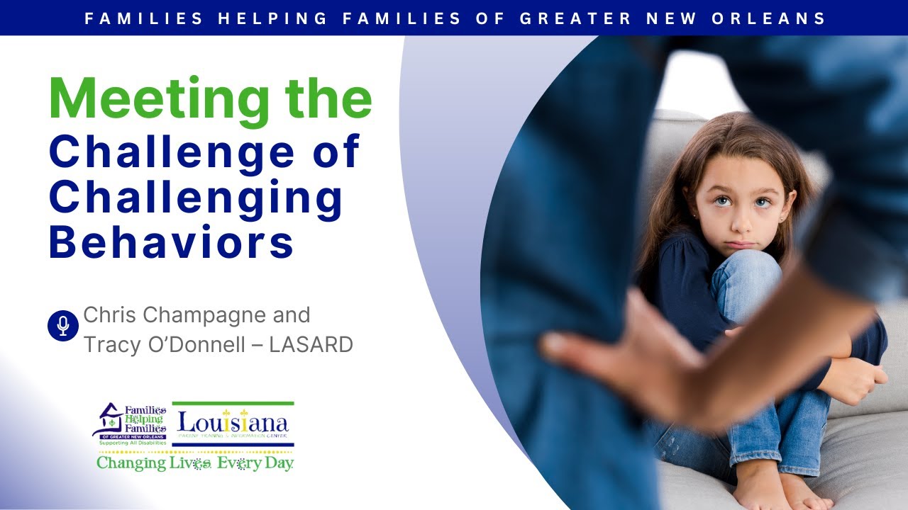 Meeting the Challenge of Challenging Behaviors