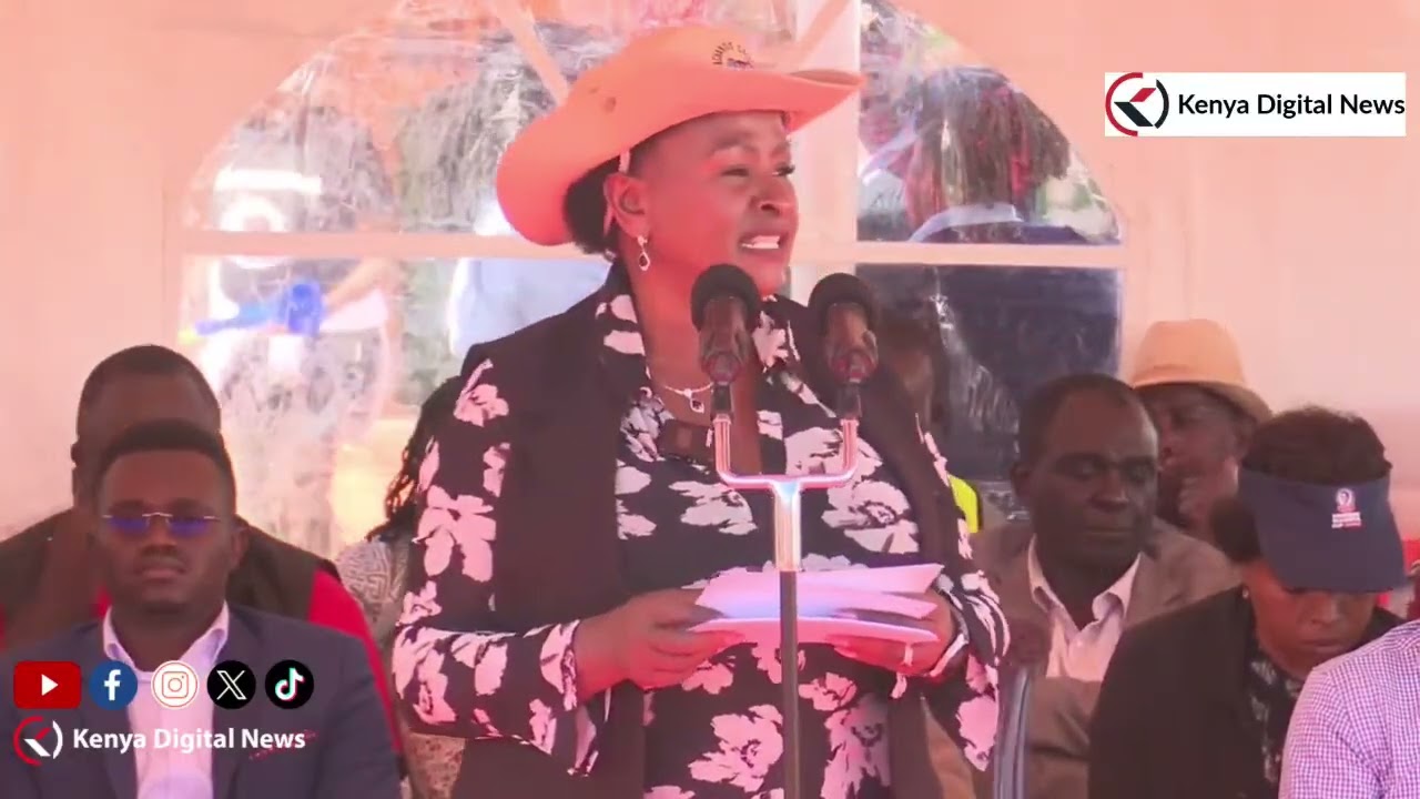 FULL SPEECH!! Machakos Governor Wavinya Ndeti Launches Projects in Mutituni area.