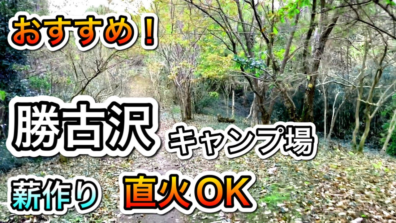 【千葉】勝古沢キャンプ場　ワイルドキャンプ！無料で薪作り！長生郡、関東、格安、無料キャンプ場、房総