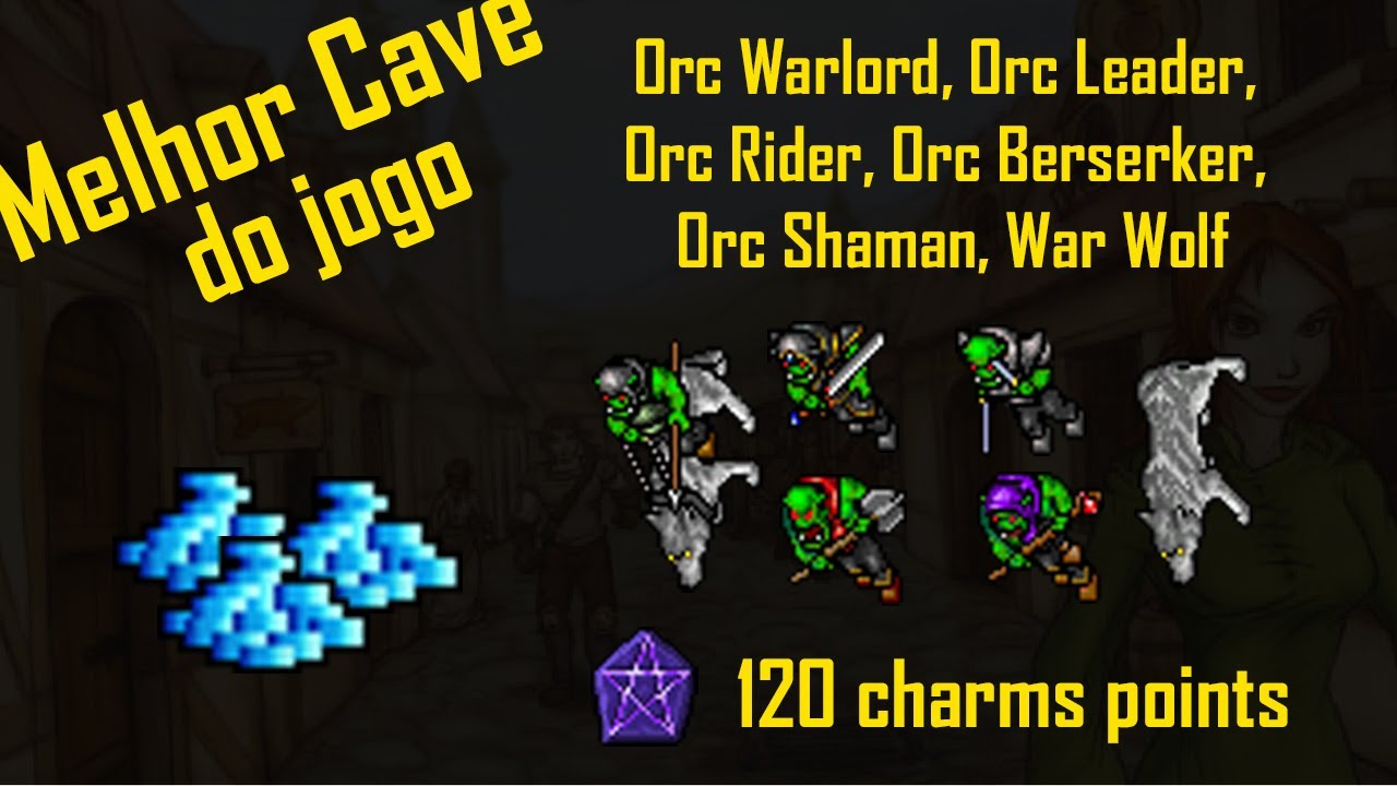 [BESTIARY] Orc Warlord, Orc Leader, Orc Rider, Orc Berserker, Orc Shaman, War Wolf - 120 Charm point
