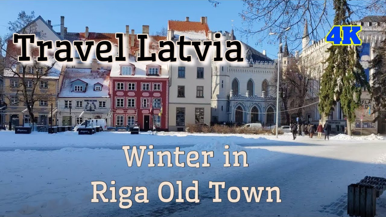 Путешествие в Латвию-4K-Зима в Старой Риге-2023