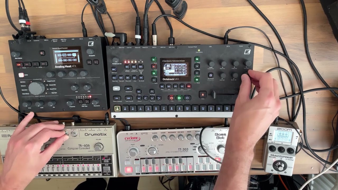 Acid Jam with TT-303, Octatrack and TR-606