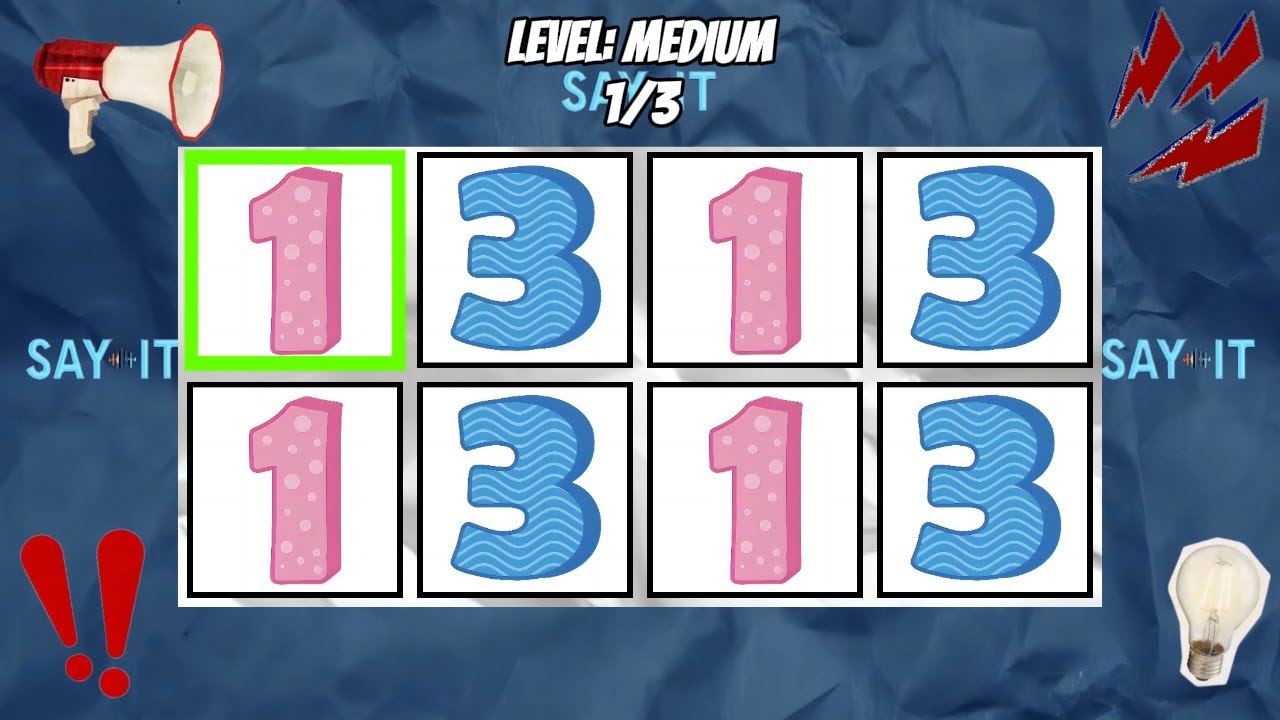 Say The Word On Beat l LEVEL 1-3  EASY MEDIUM HARD PART8