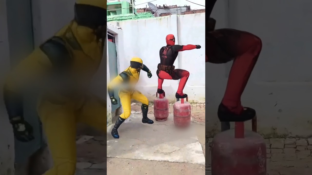 【搞笑版】死侍與金鋼狼。#deadpool