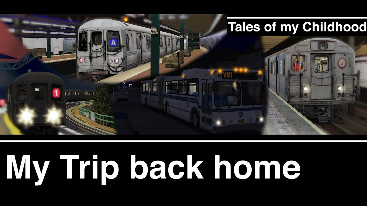 Openbve Tales of my childhood: My trip back home