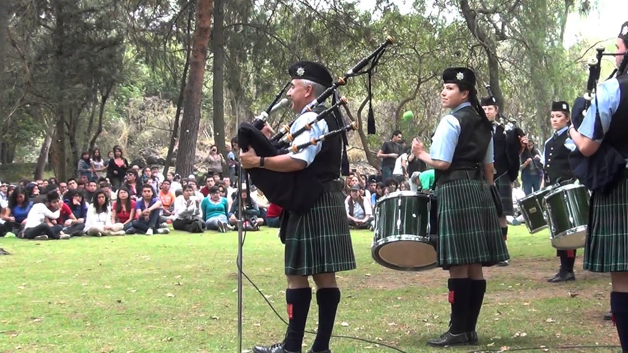 Banda de Gaitas del Batallón de San Patricio en la UNAM