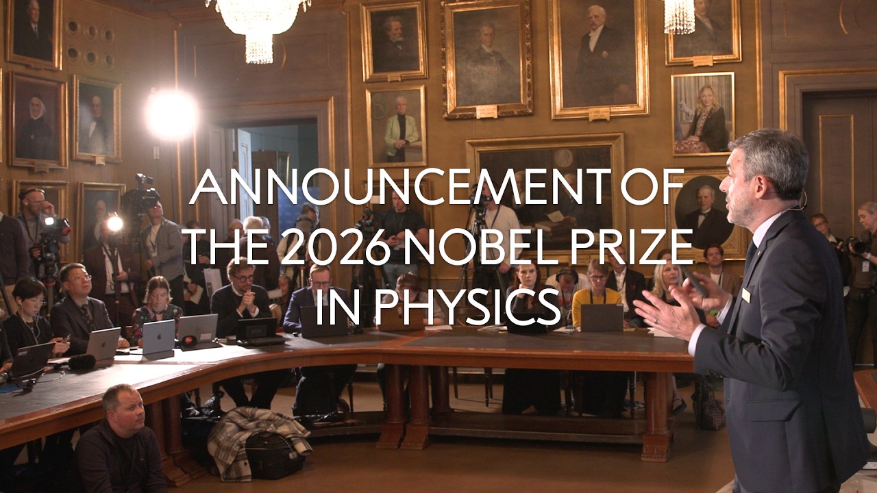 Announcement of the 2026 Nobel Prize in Physics