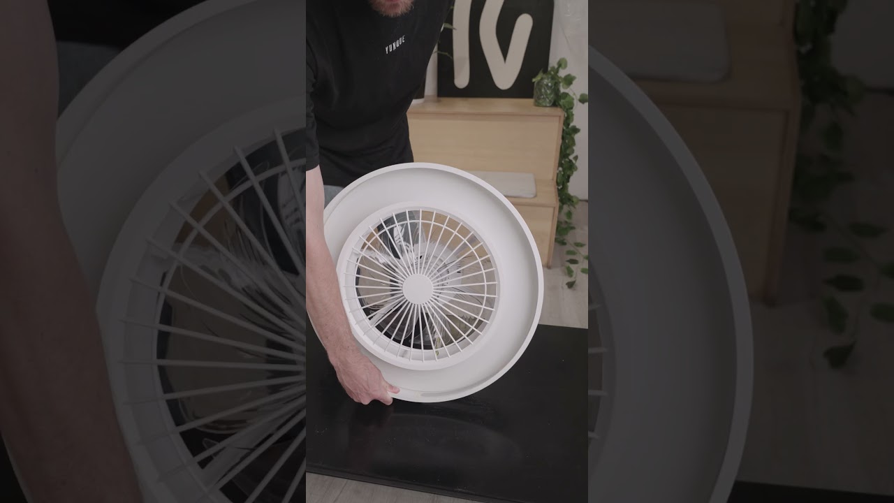 Ventilador de Techo con Luminaria Led VTHBOX20 - Electrodom&eacute;sticos Liliana