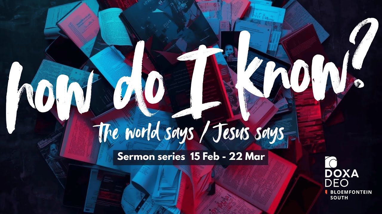 How Do I Know?, Week 2  // Janro Oelofse (PM)