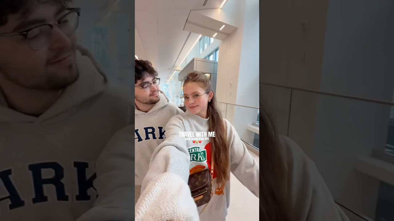 ПУТЕШЕСТВУЙТЕ СО МНОЙ | домой из Нью-Йорка❤️#путешествия #аэропорт #diml #видеоблог #эстетика #за...