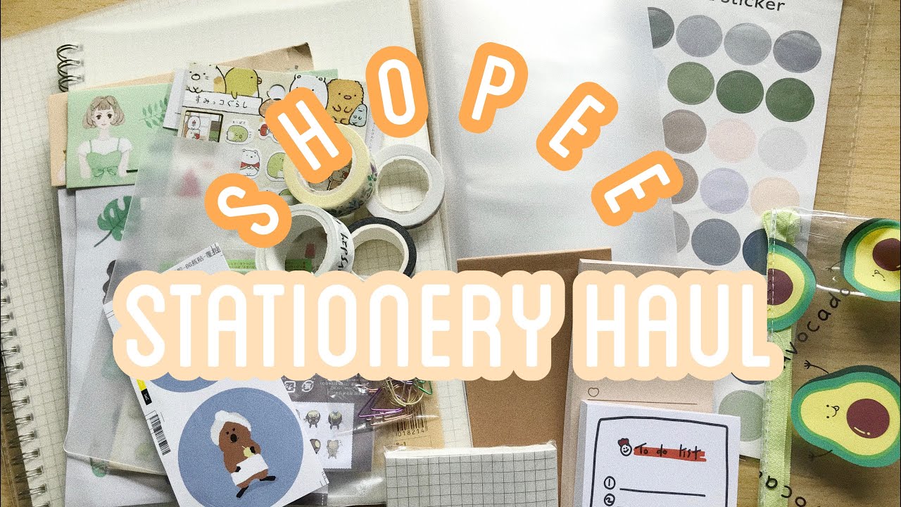 📦 shopee stationery haul — affordable washi tapes, korean-inspired stickers 💌 | 🇵🇭