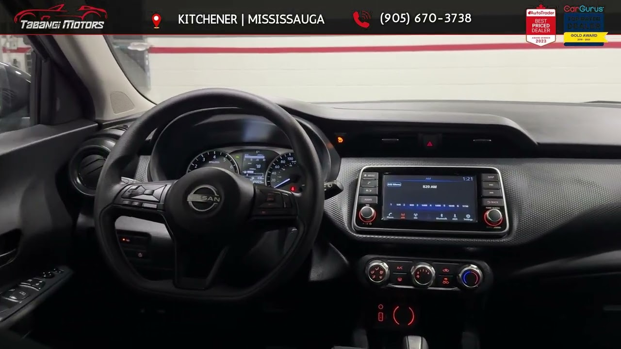 2025 Nissan Kicks Black  12205 KMs, Stock- 19255