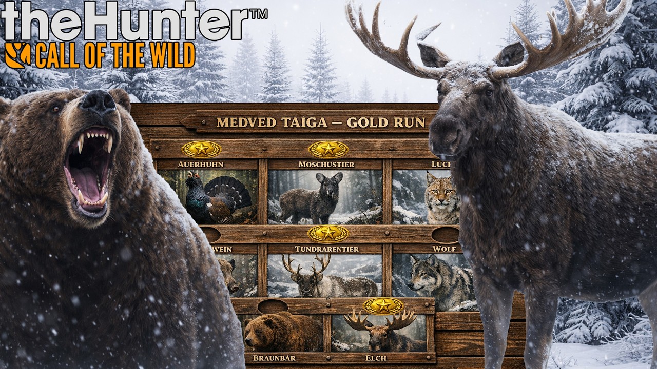 Ich jage ALLE TIERE IN GOLD in Sibirien! So lange hat es gedauert... | theHunter: Call of the Wild