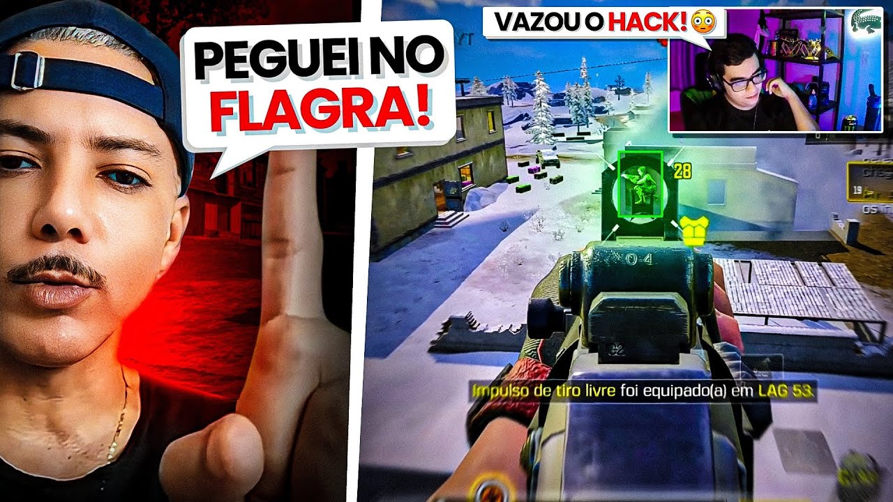 MEU HACK VAZOU NO X-TREINO!? MIRANHA ME DESMASCAROU... 😔 - COD MOBILE BATTLE ROYALE