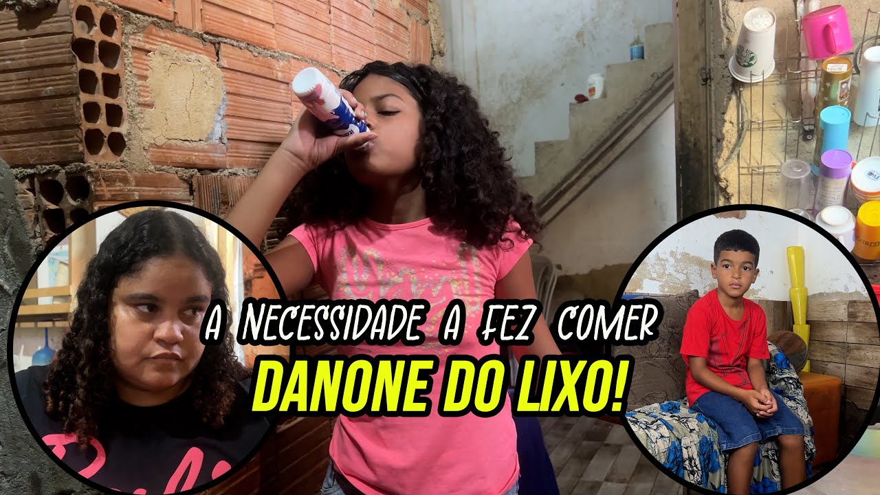A Necessidade A Fez Comer Danone Do Lixo! 😱😱