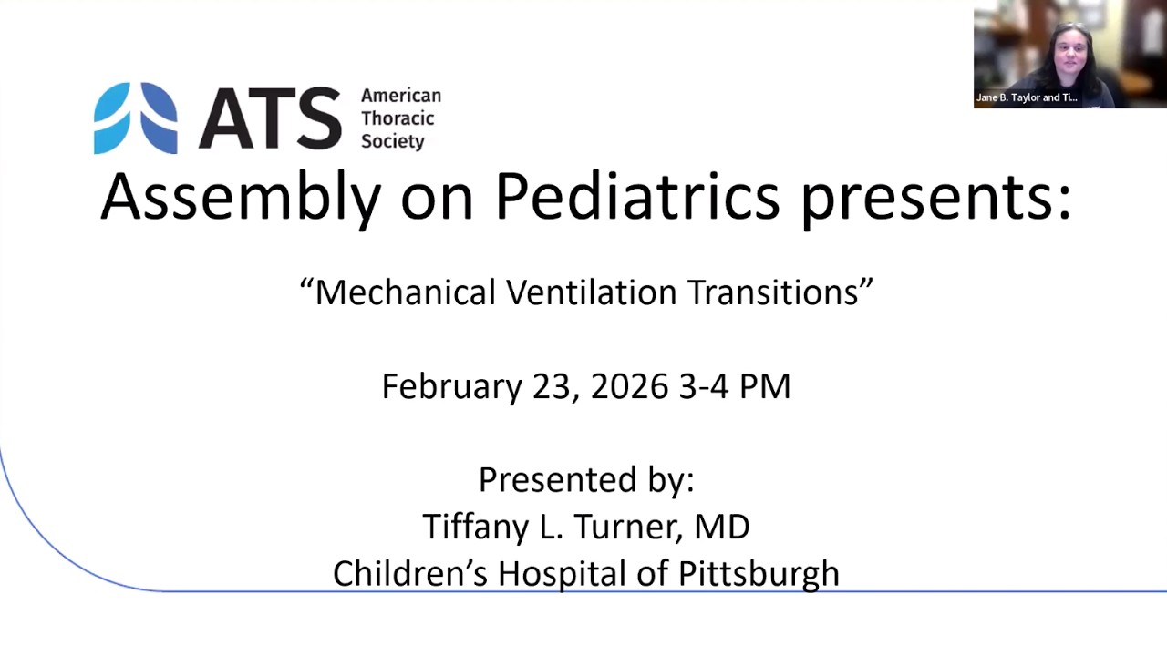 Pediatric Mechanical Ventilation Transitions