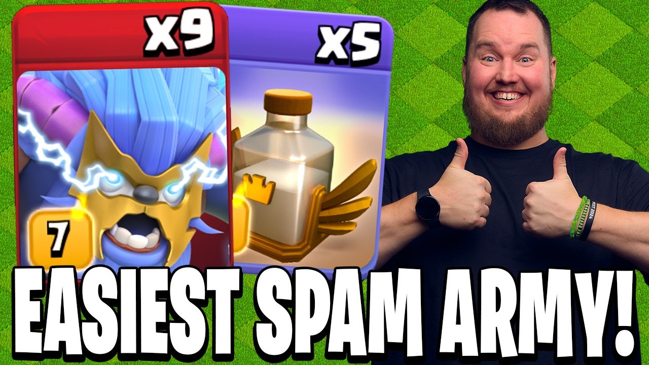 Mass Super Yeti With Revive Spell Is Broken Again?! (Clash of Clans)