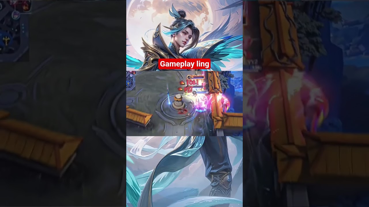 gameplay ling #cover #dj #pubgmobile #mobilelegends #mlbb #gameplayml #lingmontage
